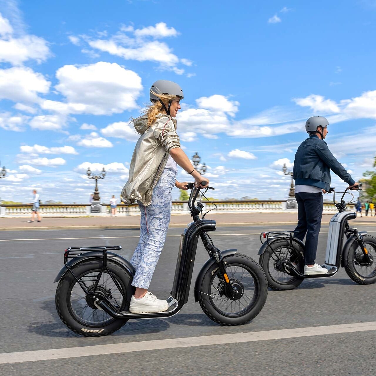 Une ballade en ville en trottinette Zosh
