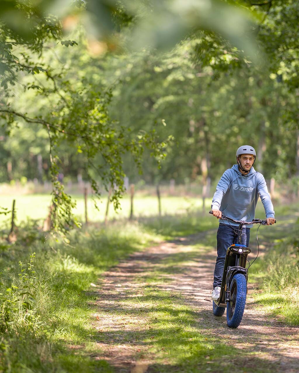 Trottinette Zosh en forêt