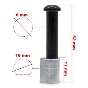 Systeme de verrouillage d axe 8/M6x52mm pour potence MI3