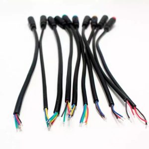 Connecteur étanche 8mm 2 broches - 5M