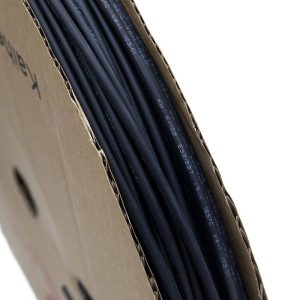 Thermorétractable noir pour câble - 3mm x 200M