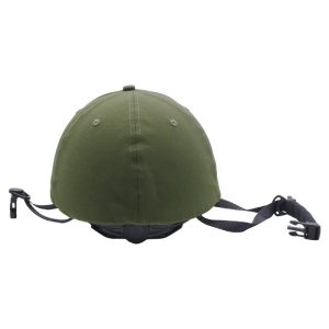 Casque avec casquette CP01 vert taille unique