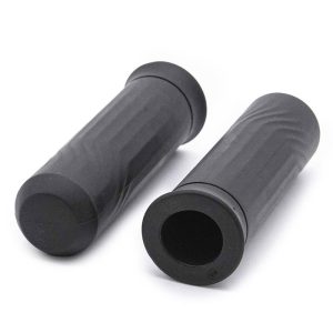 Poignées en silicone noir pour NIU - 2 pcs.