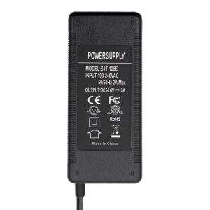 Chargeur 48v (sortie 54,6v) 2A connecteur GX16