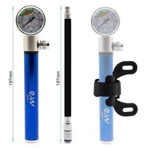 Gonfleur manuel avec manomètre EWAP-006 bleu