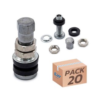 Valve Tubeless droite (joint à vis) - PVR40 - 20pcs