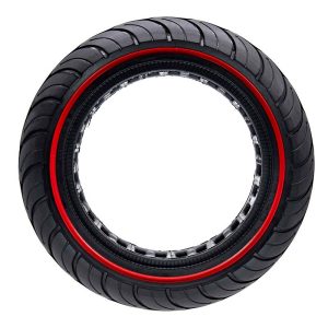 Pneu plein ultraléger 9,5x2,5 rouge pour NIU [Ewheel]