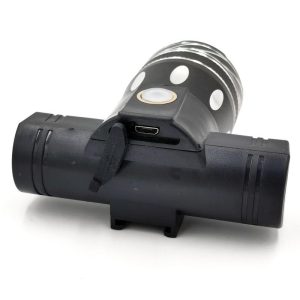 Lampe frontale LED rechargeable avec support de guidon