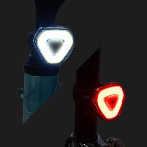 Kit de feux avant et arrière rechargeables à LED haute puissance EWL003