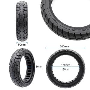 Pneu plein ultraléger 8,5x2-6,1/B34 Offroad ligne noire [Ewheel]