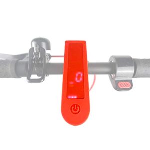 Protecteur en silicone imperméable rouge pour écran droit