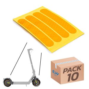 Autocollant réfléchissant jaune pour Max G30
