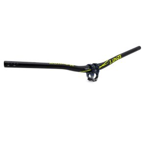 Guidon de 720mm avec élévation 25mm noir-vert