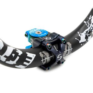 Potence pour guidons de 31,8mm EWPM-002 noir-bleu