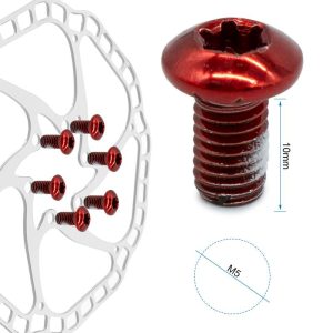 Vis rouge M5x10 pour disques de frein - 12 pcs.