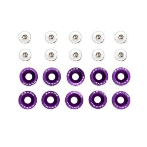 Rondelle JDM violette avec vis M6x16 - 10 pcs