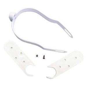 Support universel de garde-boue en plastique blanc pour Xiaomi M365 et Pro