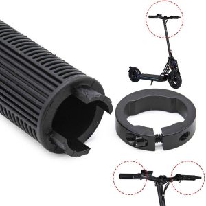 Poignées en silicone noir pour Ecoxtrem