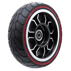 Pneu plein ultraléger 8x2,5-6,1/B58 - ligne rouge (compatible avec Dualtron Mini) [Ewheel]