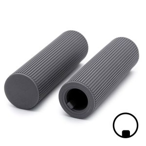 Poignées en silicone gris pour Xiaomi MI4 - 2 pcs