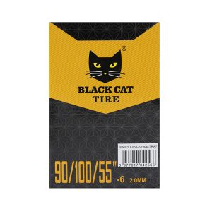 Chambre à air premium 90/100/55-6 2.0mm Valve 90x90º - 5uds [Black cat]