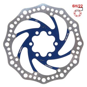 Disque de frein R6.1 140mm 6H bleu