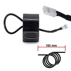 Accélérateur avec patin noir