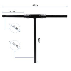 Guidon pliable 42/59 cm pour Smartgyro