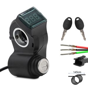 Clé de contact avec voltmètre - Connecteur SM