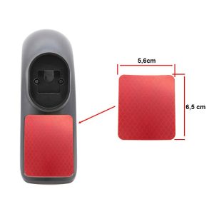 Autocollant réfléchissant 50x60mm rouge pour garde-boue Xiaomi