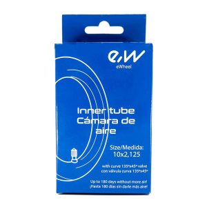 Chambre à air 10×2,125 VC 135×45º [Ewheel]