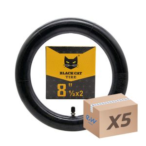 Chambre à air 8,5x2 Black Cat - valve droite - 5pcs