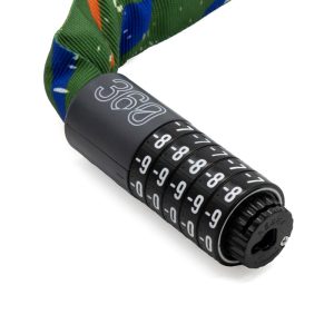 Antivol à code EWLK022 housse tissu multicolore