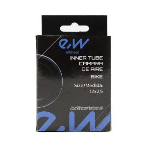 Chambre à air 12x2,5 valve coudée 90ºx90º [Ewheel]