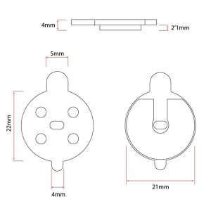 Plaquette de frein CT001-C céramique pour NIU [Ewheel] - 2 jeux
