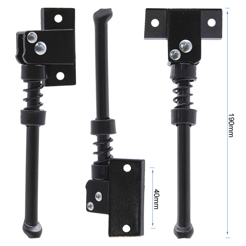 Béquille 190mm noir - Avec support vertical – Image 2