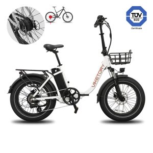 GRANIT vélo électrique FATBIKE Pliable Blanc